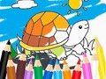 Spēle Coloring Book: Sunny Turtle