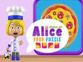 Spēle World of Alice Food Puzzle