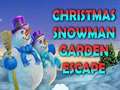 Spēle Christmas Snowman Garden Escape