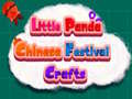 Spēle Little Panda Chinese Festival Crafts