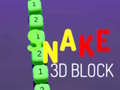Spēle Snake 3D Block