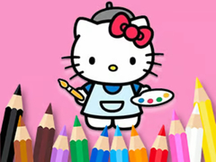 Spēle Coloring Book: Hello Kitty Painting