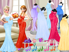 Spēle Pregnant Princesses Fashion Dressing Room