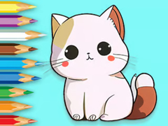 Spēle Coloring Book: Cute Kitten