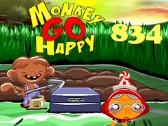 Spēle Monkey Go Happy Stage 834