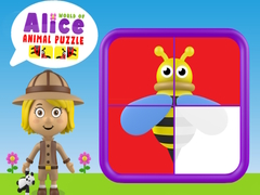 Spēle World of Alice Animals Puzzle