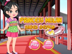 Spēle Princess Mulan Shoes Design