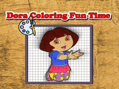 Spēle Dora Coloring Fun Time