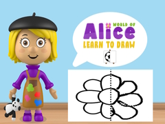 Spēle World of Alice Learn to Draw