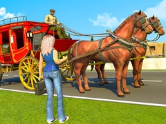 Spēle Horse Cart Transport Taxi Game