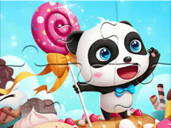 Spēle Jigsaw Puzzle: Panda Candy World