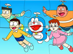 Spēle Jigsaw Puzzle: Doraemon Flying