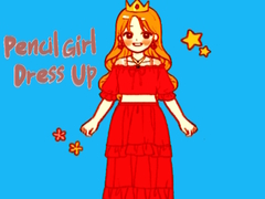 Spēle Pencil Girl Dress Up