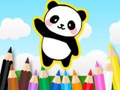 Spēle Coloring Book: Cute Panda