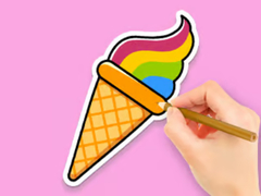 Spēle Coloring Book: Rainbow Ice Cream