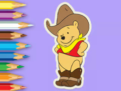 Spēle Coloring Book: Cowboy Winnie