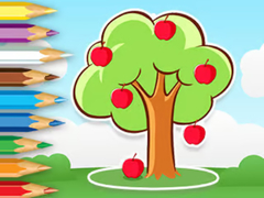 Spēle Coloring Book: Apple Tree