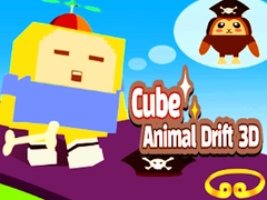 Spēle Cube Animal Drift 3D