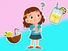 Spēle Kids Quiz: What would you like to drink?