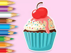 Spēle Coloring Book: Apple Cupcake