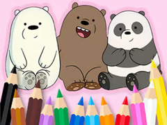 Spēle Coloring Book: We Three Bears