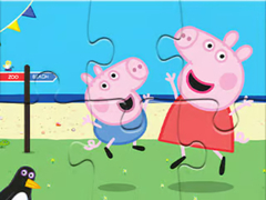 Spēle Jigsaw Puzzle: Peppa Fun Day