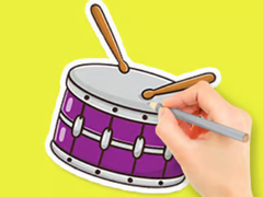 Spēle Coloring Book: Star Drum