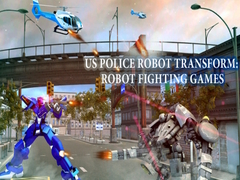 Spēle US Police Robot Transform: Robot  fighting games