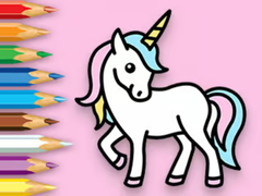 Spēle Coloring Book: Happy Unicorn