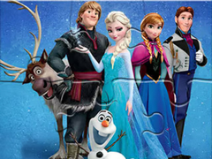 Spēle Jigsaw Puzzle: Frozen Photo