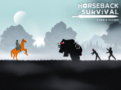 Spēle Horseback Survival Zombies Escape