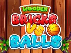 Spēle Wooden Bricks Vs Balls