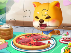 Spēle Jigsaw Puzzle: Pizza Dog