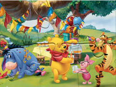 Spēle Jigsaw Puzzle: Winnie The Pooh Party