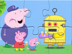 Spēle Jigsaw Puzzle: Peppa Robot