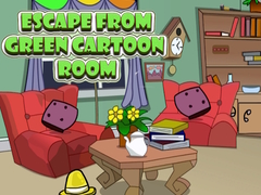 Spēle Escape from Green Cartoon Room