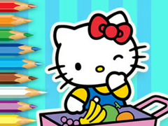 Spēle Coloring Book: Hello Kitty Market