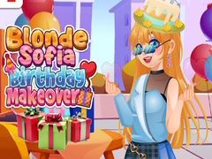 Spēle Blonde Sofia Birthday Makeover