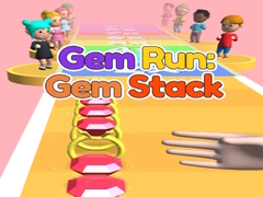 Spēle Gem Run: Gem Stack 