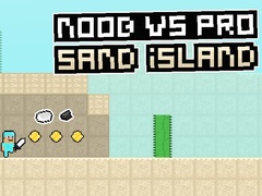 Spēle Noob vs Pro Sand island