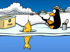 Spēle Club Penguin: Ice Fishing