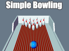 Spēle Simple Bowling