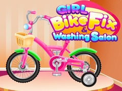 Spēle Girl Bike Fix Washing Salon