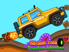 Spēle Hill Climb: Truck Transform Adventure