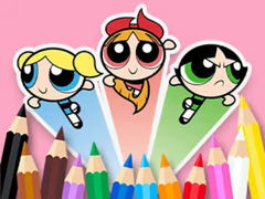 Spēle Coloring Book: The Powerpuff Girls