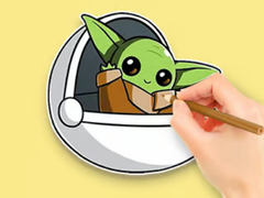 Spēle Coloring Book: Master Yoda