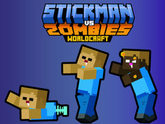 Spēle Stickman vs Zombies WorldCraft