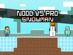 Spēle Noob vs Pro Snowman