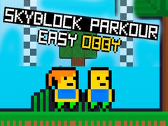 Spēle Skyblock Parkour Easy Obby