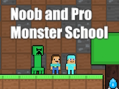 Spēle Noob and Pro Monster School